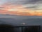 Sightseeing platform on Uetliberg Zurich Switzerland with a sunset and an Alp panorama and  surrounding