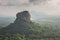 Sigiriya Lion Rock fortress, view from Pidurangala,Sri Lanka