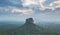 Sigiriya Lion Rock fortress, view from Pidurangala,Sri Lanka