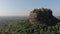 Sigiriya Lion Rock Mount sri lag dawn top view