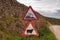 Sign: 20% Descent, Attention sheep