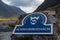 Sign at the Achnambeithach bridge near Loch Achtriochtan, Scotland