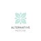 Sign of Alternative Medicine. IV Vitamin Therapy, Anti-Aging, Wellness, Ayurveda, Chinese Medicine. Holistic centre