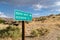 Sign for Benton Paiute Indian Reservation in California