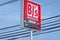 Sign for BJs gas station showing member prices