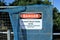 Sign board `Danger Construction Site Unauthorised persons keep out`