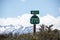 Sign for California State Highway West 270 near Bodie Ghost Town in the Eastern Sierra Nevada mountains