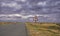 The sign of a camel. On the edge of the road crossing the Karakum desert in Turkmenistan