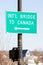 sign on the Canadian border, Calais, Maine, USA