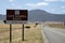 Sign on Cape Namibian Highway South Africa