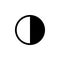 sign of contrast icon. Element of minimalistic icon for mobile concept and web apps. Signs and symbols collection icon for website