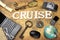 Sign Cruise, Laptop, Key, Globe, Compass, Phone, Camera, Letter,