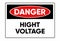 Sign Danger Hight Voltage