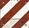 Sign, Danger and warning, transportation related, industrial grunge