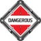 The sign is dangerous. Marking of transport and transported goods with signs for the transport of dangerous goods