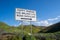 Sign directing visitors to see the superbloom poppies at Walker Canyon in Lake Elsinore California on where to park to start the