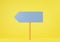 Sign directions blank road signs four arrows pointing different directions choice