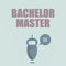 Sign displaying Bachelor Master. Conceptual photo An advanced degree completed after bachelor s is degree Cute Floating