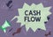 Sign displaying Cash Flow. Word Written on Movement of the money in and out affecting the liquidity Megaphone Drawing