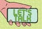 Sign displaying Let S Is Talk. Internet Concept suggesting in the beginning of a conversation on the topic Adult Hand