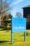 Sign for elderly people \'Care Home\' at the entrance of a Suffolk