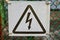 Sign electric danger