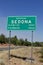 Sign: Entering Sedona, AZ