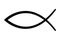 Sign of the fish, symbol of Christian art