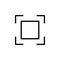 sign of focusing icon. Element of minimalistic icons for mobile concept and web apps. Thin line icon for website design and develo
