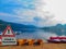 Sign in Front of Lake in Black Forest Vacations in Germany german `Urlaub in Deutschland`