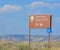 The sign for Lake Fork states it is part of the Curecanti National Recreation Area at Blue Mesa Reservoir and it is handicapped ac