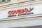 Sign and logo of Covebo, employment agency