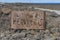 Sign of Los Hervideros in Lanzarote.