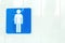 Sign male toilets