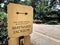 Sign for the Maynard Jackson's burial at the Oakland Cemetery in Atlanta, Georgia, USA