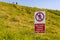 Sign: Military firing range keep out