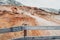 Sign for Mound Terrace, in Mammoth Hot Springs area of Yellowstone National Park