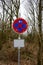 Sign in nature limited or restricted parking German traffic sign