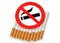 Sign of nicotine