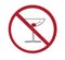 Sign - no alcohol