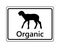 Sign for organic sheep farming