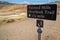 Sign for the Painted Hills Overlook Trail in John Day Fossil Beds National Monument