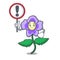 With sign pansy flower character cartoon