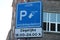 Sign that people have to pay for parking in this street daily between 18:00 and 24:00 hours in Den Haag.