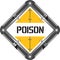 Sign poison. Marking of transport and transported goods with signs for the transport of dangerous goods