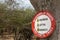 Sign for Poisonous Manchineel Trees