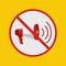sign prohibition didn\\\'t use megaphones, loudspeakers, and any tools could make noisy