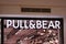 Sign Pull&Bear. Company signboard Pull&Bear.