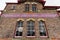 Sign on railway station building for longest name Llanfairpwllgwyngyll, Anglesey, Wales