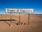 Sign reading `Tropic of Capricorn` in Namibia